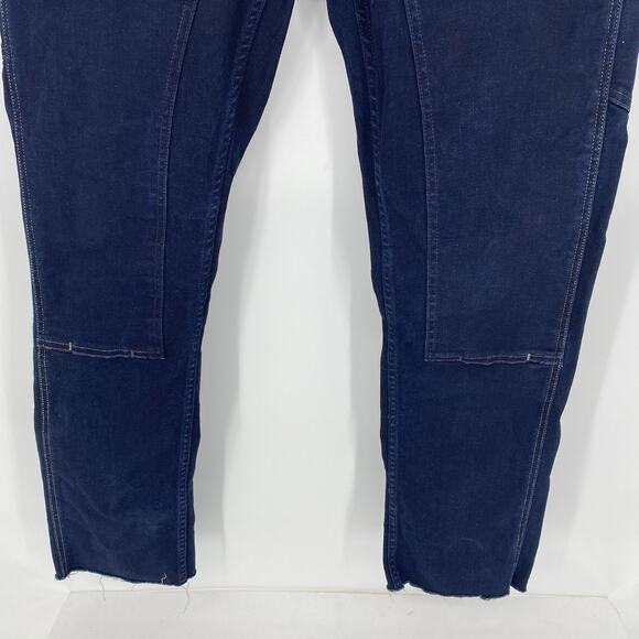 Moxie And Moss Workwear The Maven Carpenter Double Knee Blue Jean Size 34 x 28 - Picture 6 of 13